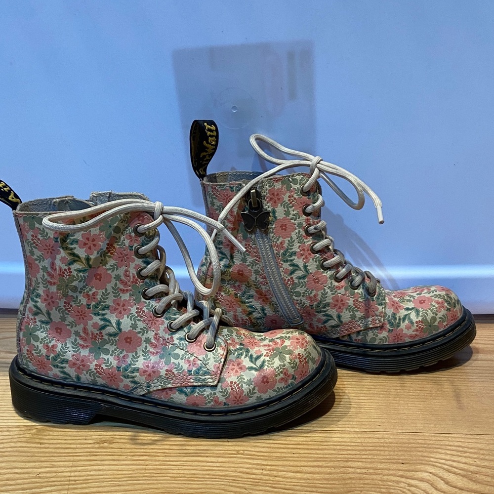 Floral DR MARTEN Kids Boots
